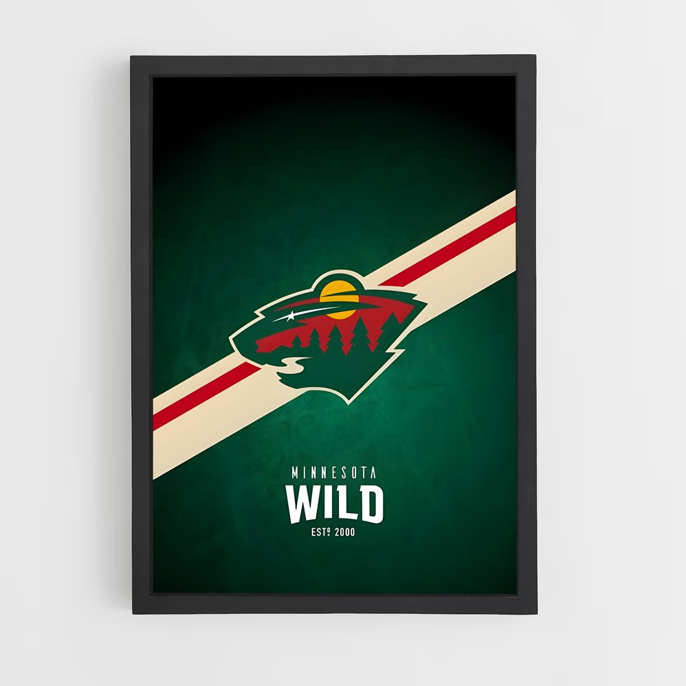 Poster Minnesota wild NHL – affiche Hockey sur glace (vue 2)